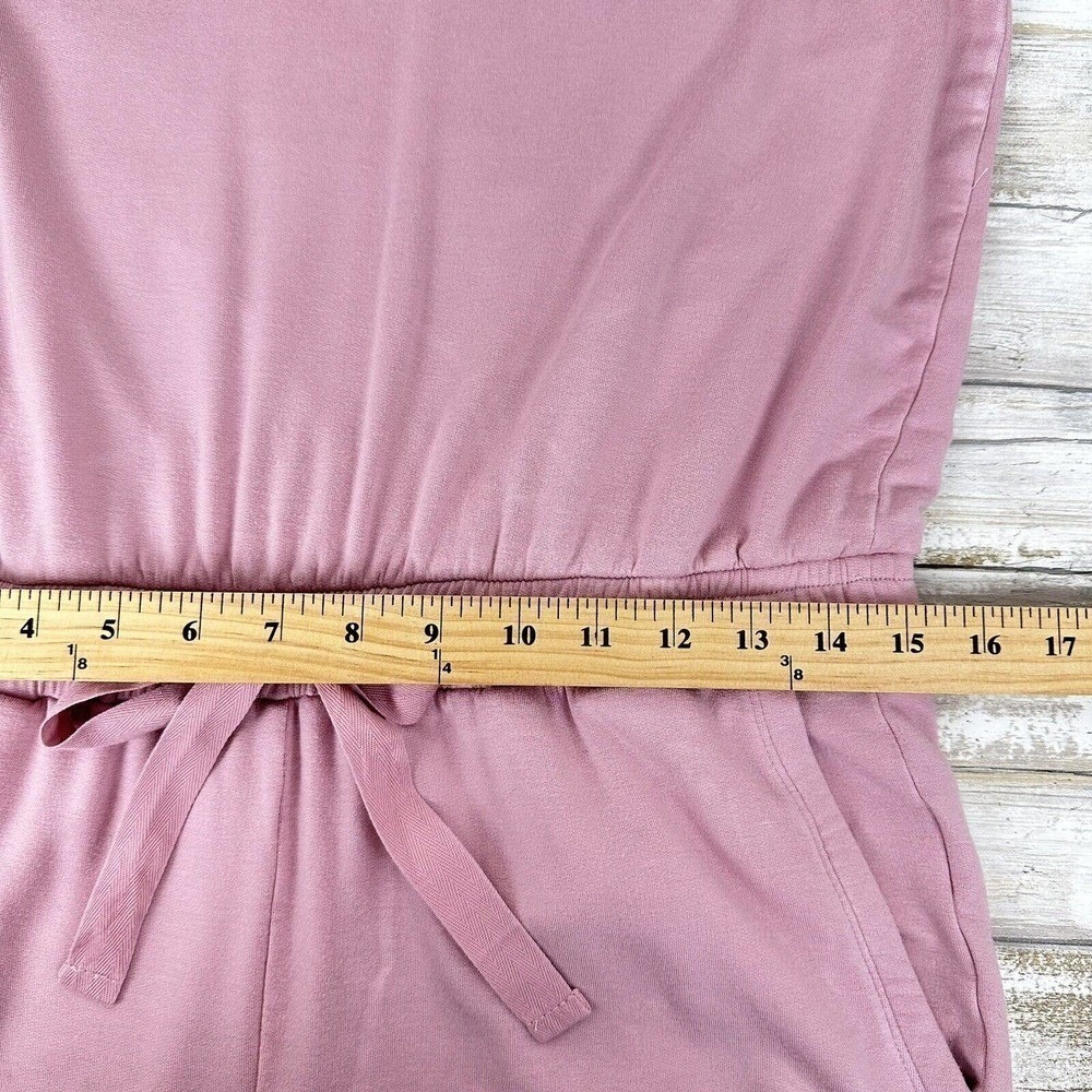 Daily‎ Ritual Women's Jumpsuit Large Supersoft Terry Sleeveless Scoopneck Pink - Picture 11 of 14